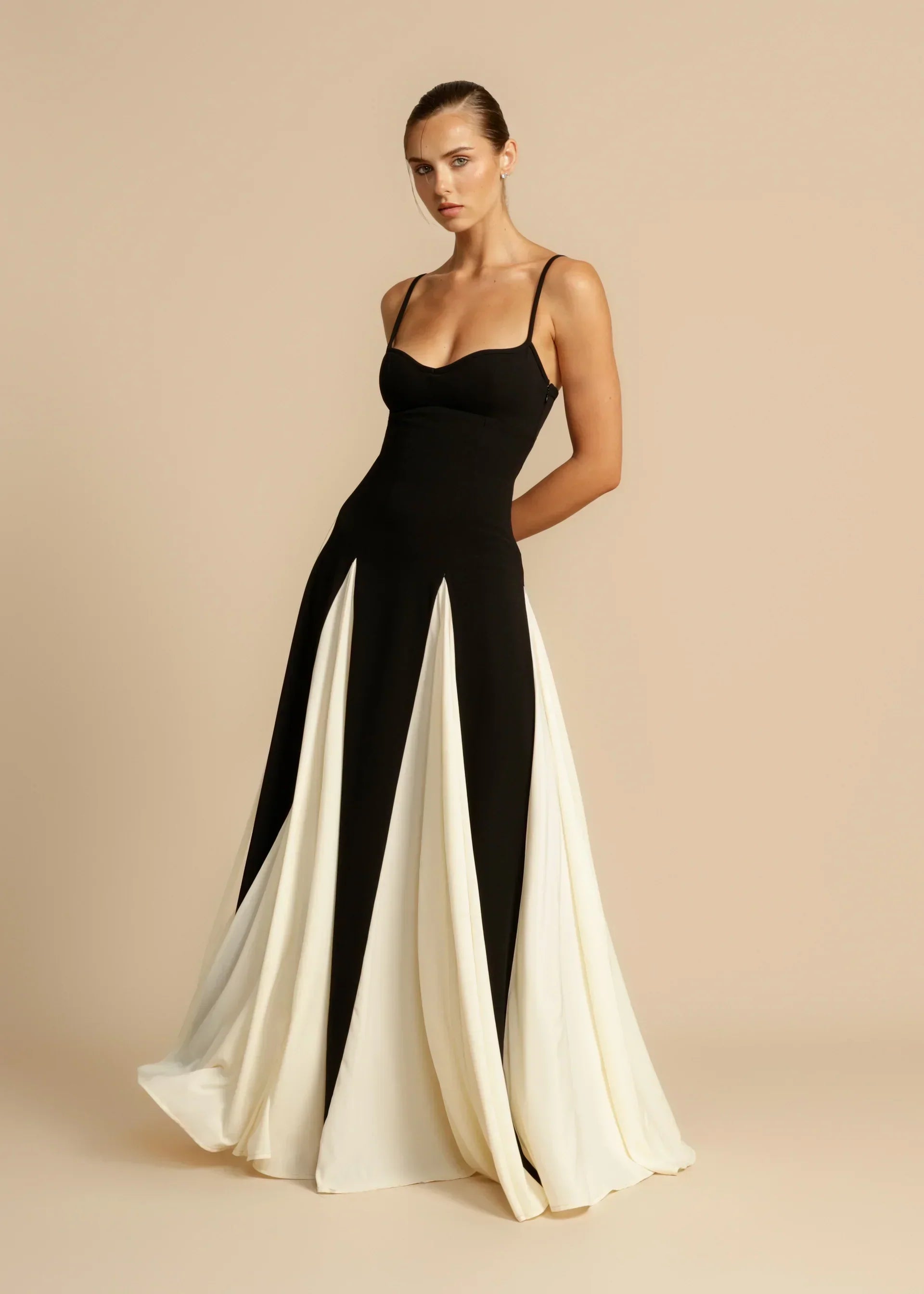 Monroe Noir Maxi Dress