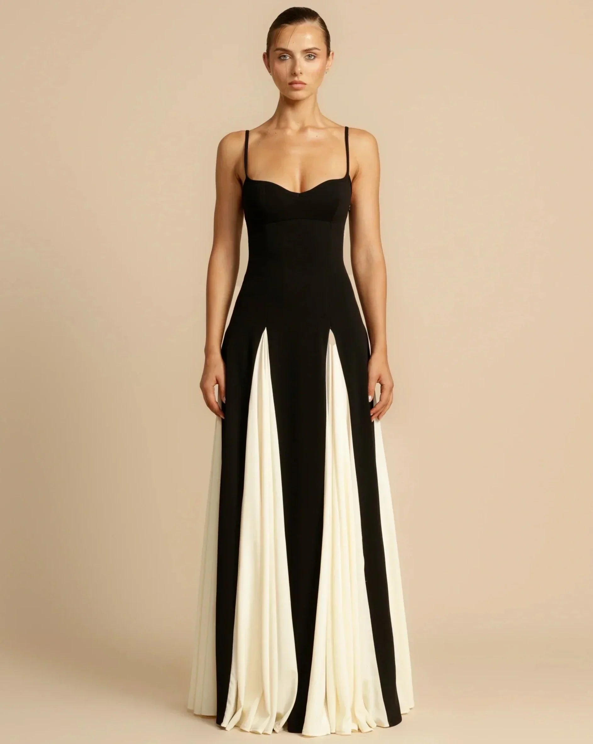 Monroe Noir Maxi Dress