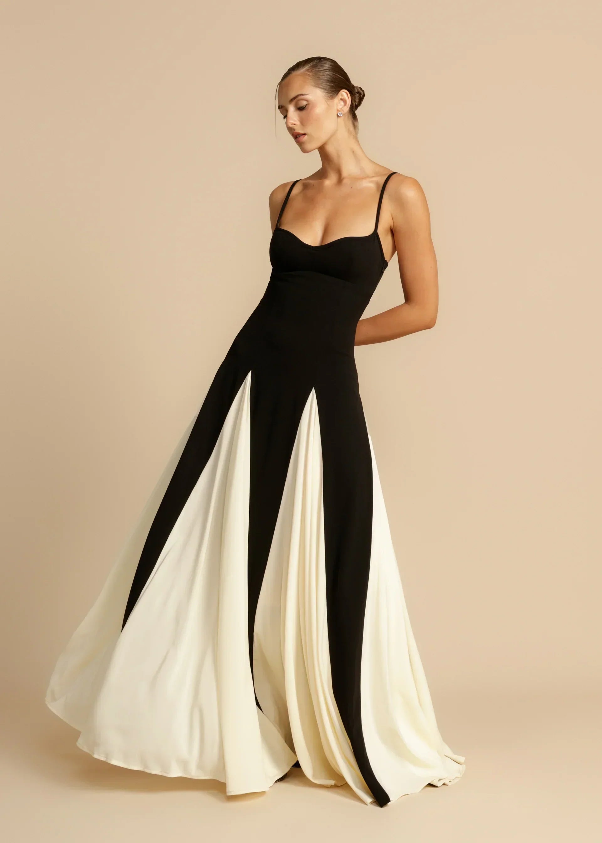 Monroe Noir Maxi Dress